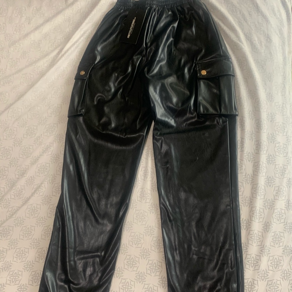 Leather Joggers